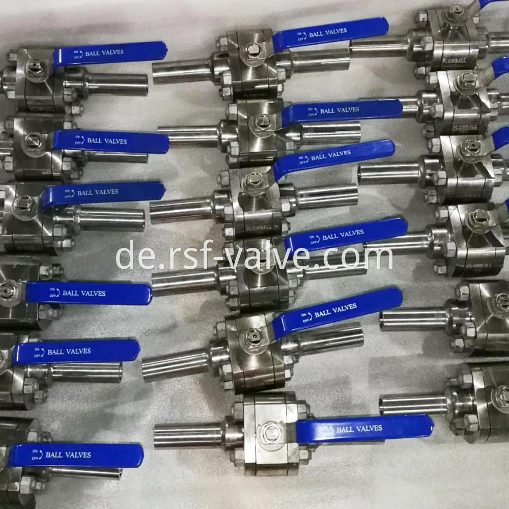 Class800 3pcs Ball Valve With 100mm Niple